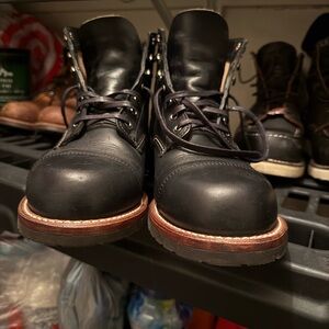 Wolverine Black Leather Men's Boots